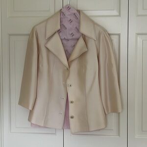 Rickie Freeman Teri Jon wool silk suit